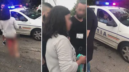 Caz revoltător la Galaţi! O fată plină de sânge pe stradă, privită nepăsător de echipajul de poliţie. Reacţia ministrului Fifor VIDEO