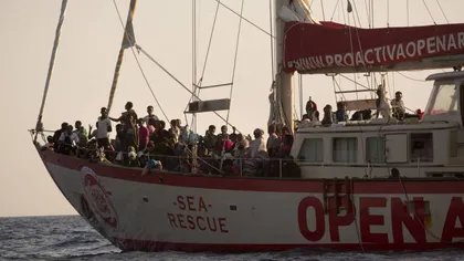 România nu mai primeşte migranţi de pe nava ONG-ului Open Arms
