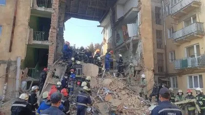 Opt persoane, între care un copil, au murit în Ucraina în urma prăbuşirii unei clădiri