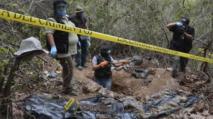 Descoperire macabră în Mexic. Peste 100 de saci cu rămăşiţe umane, găsiţi într-o groapă comună