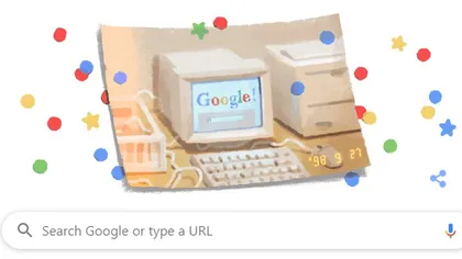 Google, la 21 de ani. Aniversarea sărbătorită cu un DOODLE. Ce semnificaţie are