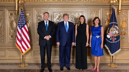 Klaus şi Carmen Iohannis, fotografie cu Donald şi Melania Trump