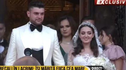 Imagini de ultimă oră de la nunta Teodorei Becali. Cum a fost surprins Gigi Becali VIDEO