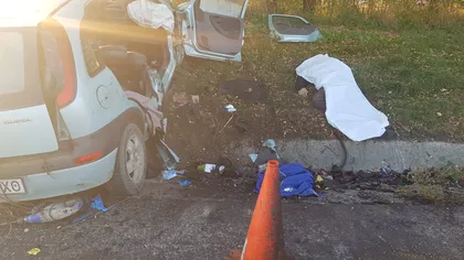 Un şofer beat a omorât doi oameni într-un accident la Iaşi FOTO şi VIDEO