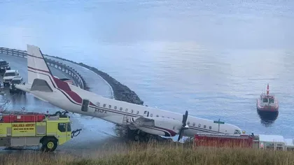Avionul groazei, o aeronavă plină cu oameni a ratat aterizarea. Imagini incredibile cu aparatul de zbor FOTO