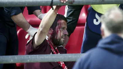 Meci din UEFA Youth League, încheiat într-o baie de sânge. Partida a fost arbitrată de Marius Avram, imagini teribile VIDEO