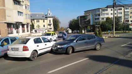Accident produs de o maşină fără şofer, în Botoşani. Ciudata coliziune a fost filmată cu o cameră de bord VIDEO