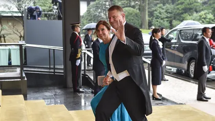 Carmen Iohannis, apariţie spectaculoasă la ceremonia de întronare a împăratului Japoniei - FOTO şi VIDEO
