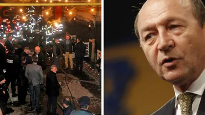 Băsescu îi critică pe pompierii de la Colectiv: 