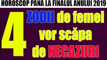 Zodiile care vor scăpa de necazuri până la sfârşitul anului