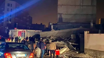 Un nou cutremur puternic în Albania. Oamenii au ieşit din nou panicaţi din case. Noi imagini filmate de echipa România TV