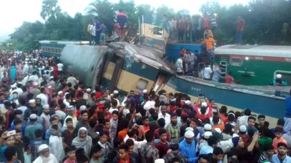 Coliziune între două trenuri în Bangladesh, sunt cel puţin 15 morţi