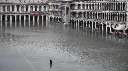 Consiliul din Veneţia a fost inundat. Instituţia nu a luat măsuri de combatere a shimbărilor climatice
