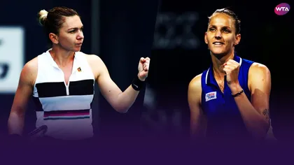 SIMONA HALEP - KAROLINA PLISKOVA 0-6, 6-2, 4-6. Simona părăseşte Turneul Campioanelor 2019 UPDATE