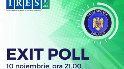 EXIT POLL ALEGERI PREZIDENTIALE 2019 IRES. Peste 50% dintre români sunt interesaţi de rezultatul alegerilor prezidenţiale