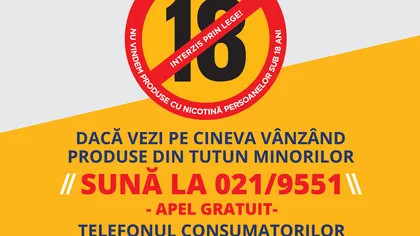 30.000 de magazine din România anunţă zero toleranţă pentru vânzarea de produse din tutun către minori. Campanie BAT şi ANPC
