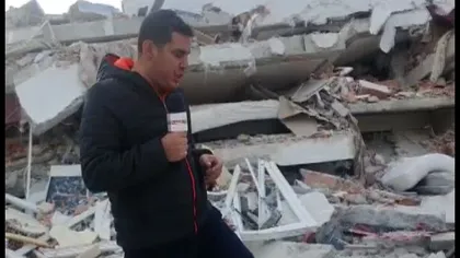 Salvare miraculoasă de sub dărâmături, chiar sub ochii unei echipe România TV. Noi imagini din mijlocul dezastrului din Albania VIDEO