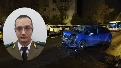 Un militar beat a intrat cu maşina în cea a unui poliţist la Iaşi VIDEO