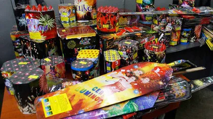 Aproximativ 11 tone de artificii, confiscate de poliţiştii din Ilfov în Ajun de Crăciun
