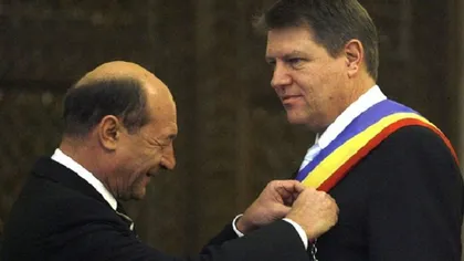 Klaus Iohannis, ironii la adresa lui Traian Băsescu: 