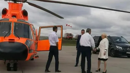Viorica Dăncilă, despre turneul în Moldova cu elicopterul la Iaşi: A fost plătit din banii PSD