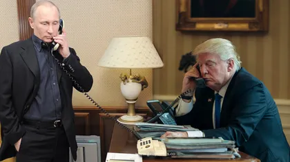 Trump şi Putin au discutat telefonic despre relaţiile dintre Rusia şi SUA. Iniţiativa a aparţinut liderului rus