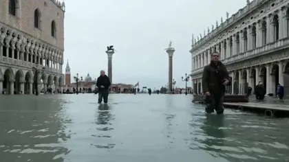 Veneţia, sub alertă de inundaţii. Se anunţă furtuni puternice şi alunecări de teren