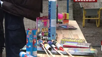 Afacerile ilegale cu bombe şi petarde duduie în Bucureşti VIDEO