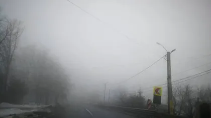 Atenţie, şoferi! Vizibilitate scăzută sub 50 de metri pe Autostrada A1