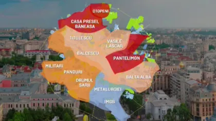 Harta seismică a Capitalei! Care sunt cele mai afectate zone în caz de cutremur