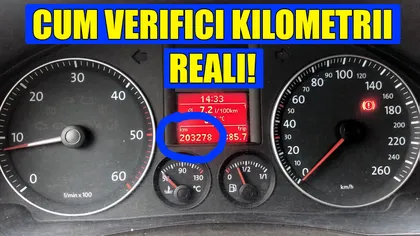 Atenţie, şoferi! Cum afli kilometrii reali la o maşină second-hand adusă din Germania VIDEO