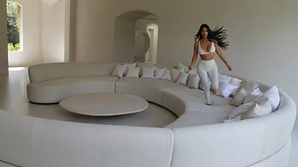 Kim Kardashian şi Kanye West, imagini spectaculoase din interiorul casei din Los Angeles: 