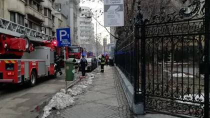 Incendiu puternic în centrul Capitalei! O femeie a murit carbonizată