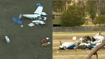 VIDEO şocant. Două avioane s-au ciocnit în zbor, toate persoanele aflate la bord au murit