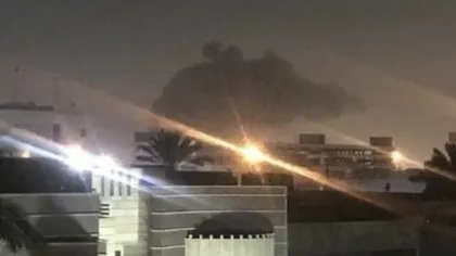 Ambasada SUA la Bagdad a fost atacată cu rachete. S-au auzit cel puţin patru explozii VIDEO