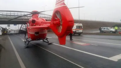 Accident grav în Mureş. A fost nevoie de intervenţia elicopterului SMURD