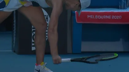 Simona Halep, amendată pentru că şi-a rupt racheta la Australian Open 2020. Ce a urmat este absolut fabulos FOTO