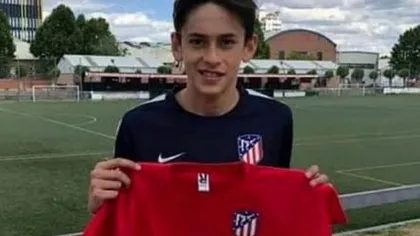 Christian Minchola, junior la Atletico, a murit la 14 ani