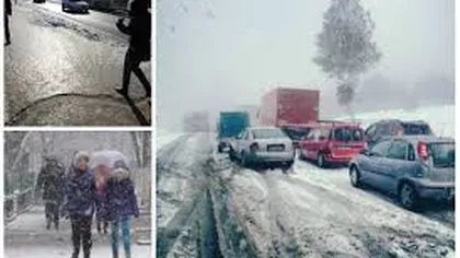 PROGNOZĂ SPECIALĂ BUCUREŞTI: Lapoviţă şi ninsoare în Capitală, anunţ oficial de la ANM. Se va depune strat de zăpadă