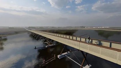 Cea mai lungă pistă de biciclete din lume va fi construită în Olanda. Traversează un lac, o autostradă şi o rezervaţie naturală FOTO