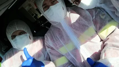 Paramedici SMURD, trimişi la un suspect de coronavirus în costume de zugravi: Nu avem măşti de protecţie şi nici ochelari