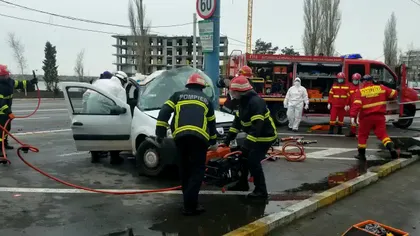 Accident în staţiunea Mamaia. Un şofer este în stare gravă