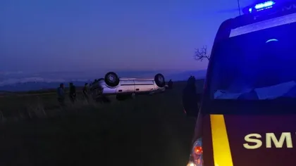 Accident mortal în Sibiu. Şoferul autoturismului a decedat pe loc