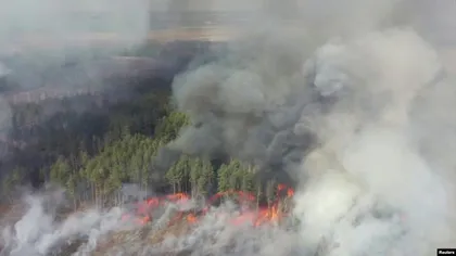 ANM - anunţ de ultima oră despre norul de fum de la incendiul de la Cernobîl. Se va întâmpla în perioada 15 - 17 aprilie