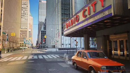New York-ul pustiu, aşa cum nu a fost văzut niciodată. Imagini incredibile dintr-o Dacia 1300, fabricată acum 43 de ani