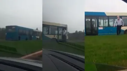 Un şofer de autobuz a condus pe contrasens în Galaţi. Explicaţia dată poliţiştilor: 