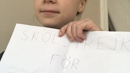 Greta Thunberg anunţă sfârşitul lumii VIDEO