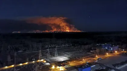 Incendiile din Ucraina se apropie de centrala nucleară de la Cernobîl. Autorităţile dau asigurări că situaţia e sub control