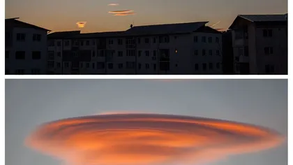 Fenomen meteo spectaculos pe cerul României GALERIE FOTO