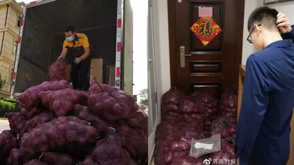 O femeie din China i-a trimis o tonă de ceapă fostului iubit pentru că a făcut-o să plângă